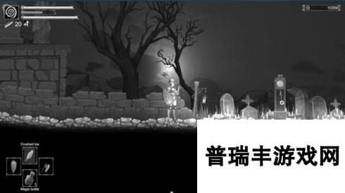 2D黑白画面的动作游戏《黑暗太阳》Steam页面上线