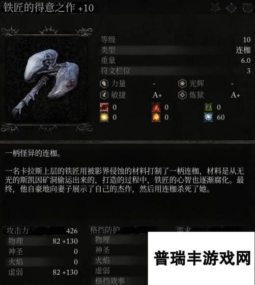 《堕落之主》武器 铁匠的得意之作介绍