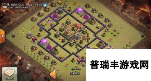 部落冲突COC8本部落战集火阵型推荐