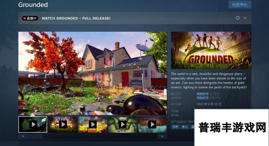 Grounded禁闭求生在steam里面叫什么